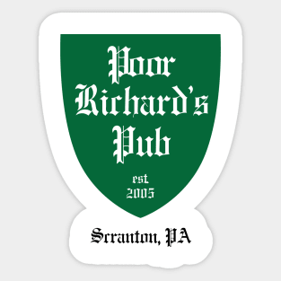 Poor Richard's Pub Sticker